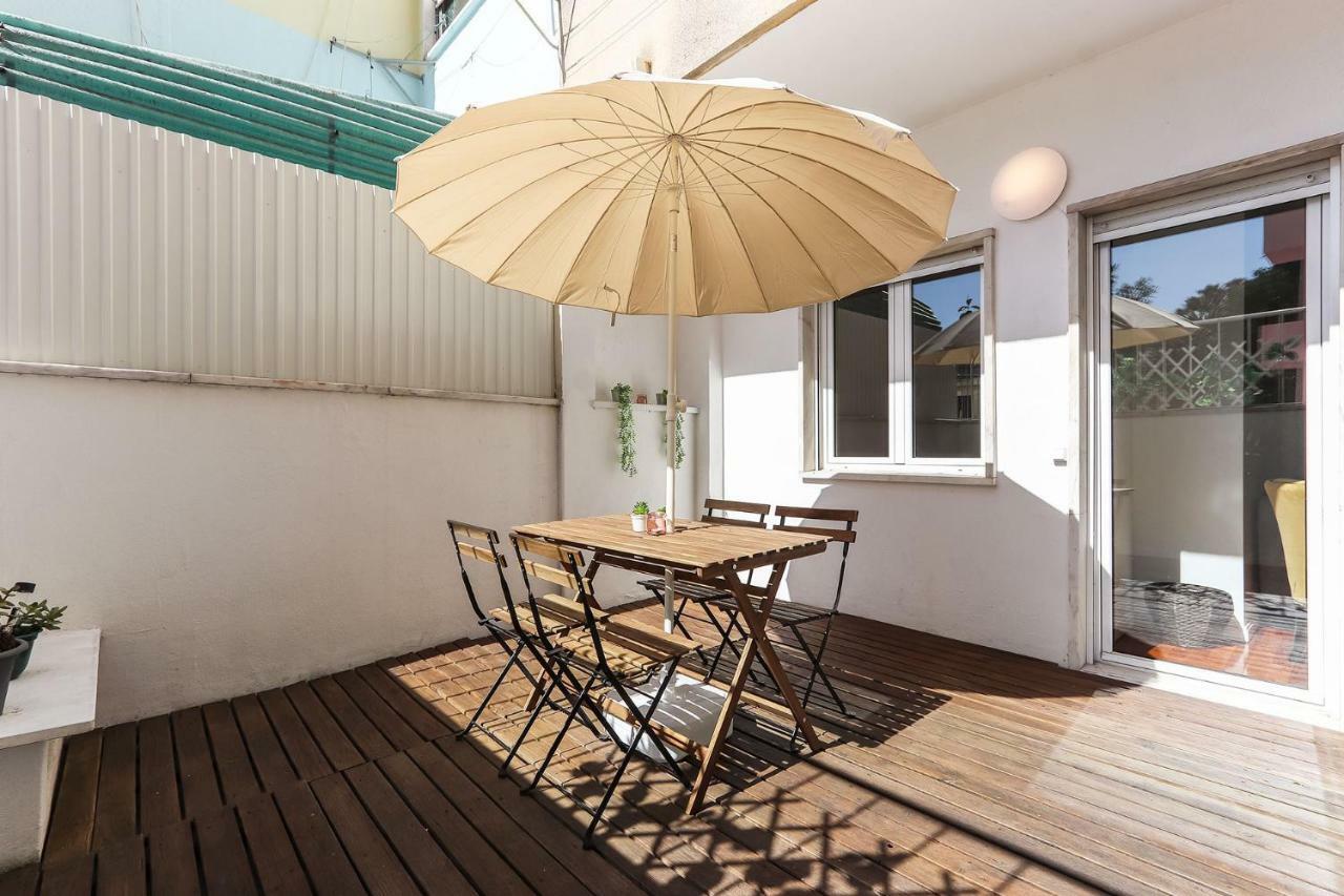 Entrecampos Terrace By Homing Apartman Lisboa Kültér fotó